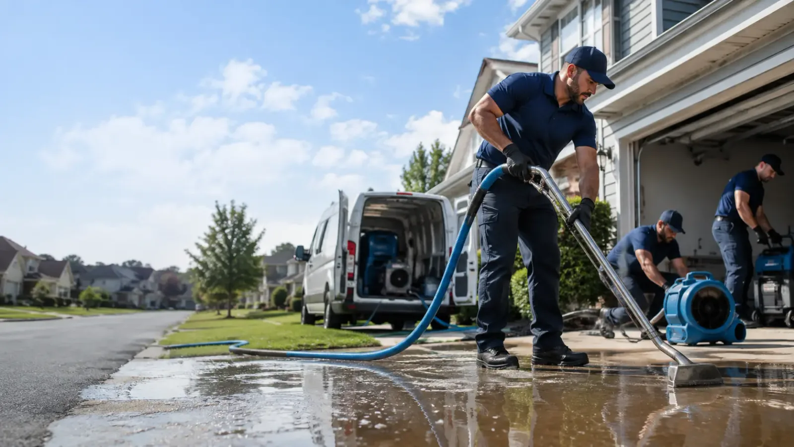 Flood Damage Restoration in Wixom, MI